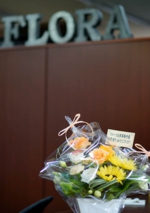 岡崎フローラ法律事務所が懇意にさせていただいているＯＡランド川越さんから戴いたお祝いの花
