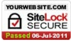 サイトロックセキュアの保護による安全なサイト　